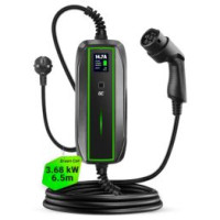 Green Cell Elektroauto uzlādes kabelis Green Cell Mobile Charger 3.6kW Type 2 to Schuko 6.5m