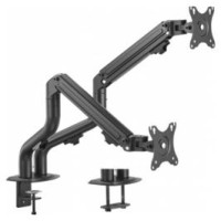 Gembird Monitora stiprinājums Gembird Adjustable Desk 2-display Mounting Arm (Tilting), 17”-32”