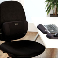Fellowes Klaviatūras paliktnis Fellowes Keyboard Wrist Support PlushTouch Black