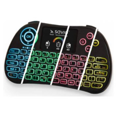 Savio KW-03 RGB Illuminated Wireless Keyboard