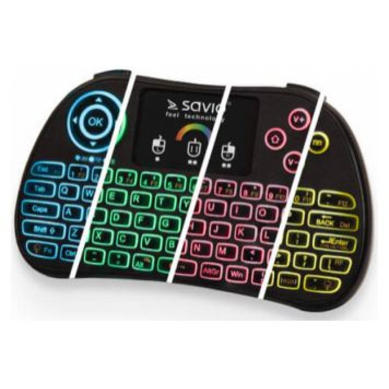 Savio KW-03 RGB Illuminated Wireless Keyboard