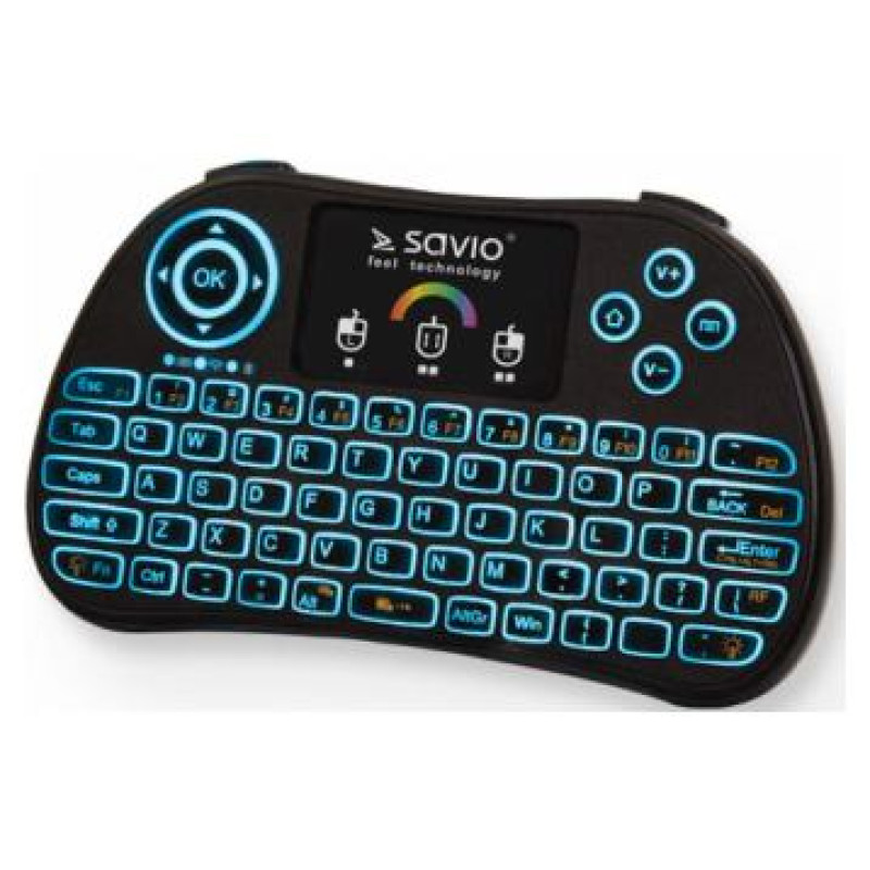 Savio KW-03 RGB Illuminated Wireless Keyboard
