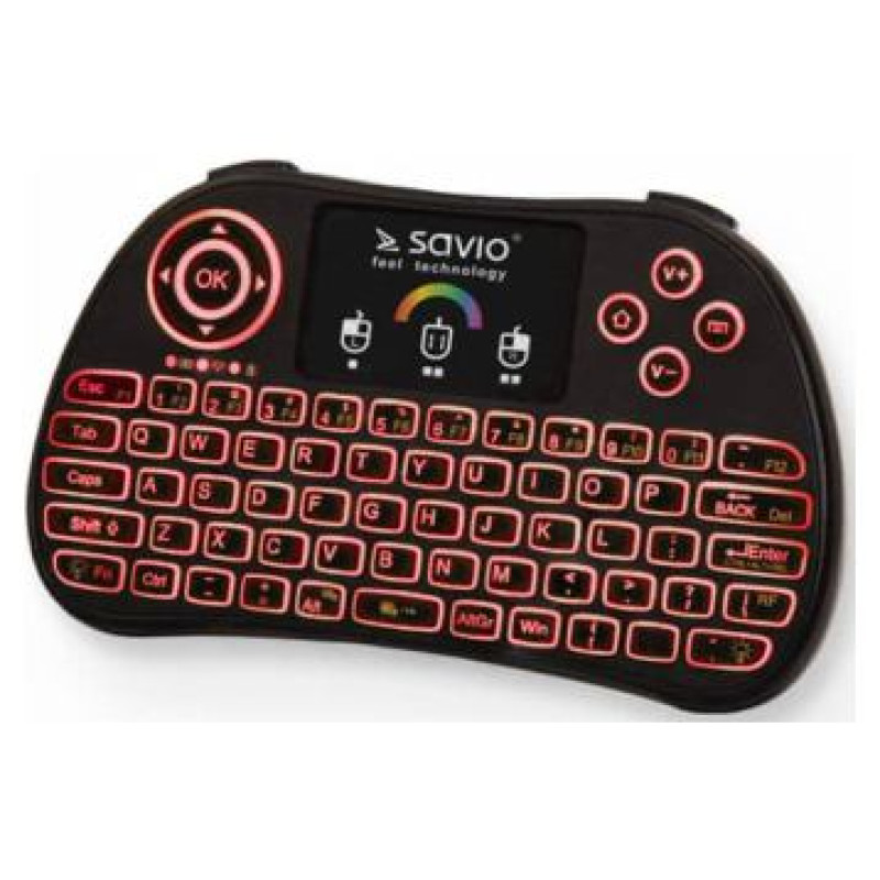 Savio KW-03 RGB Illuminated Wireless Keyboard