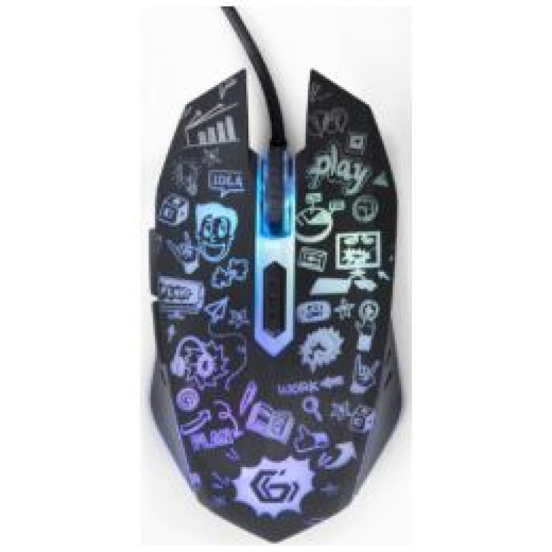 Gembird MUS-6B-GRAFIX-01 Black