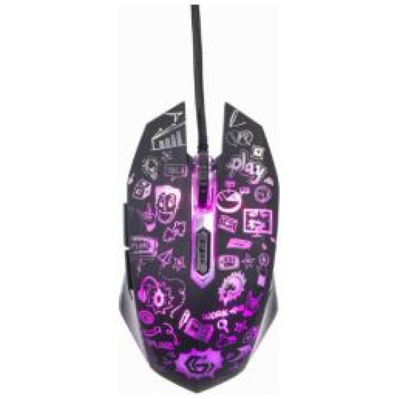 Gembird MUS-6B-GRAFIX-01 Black