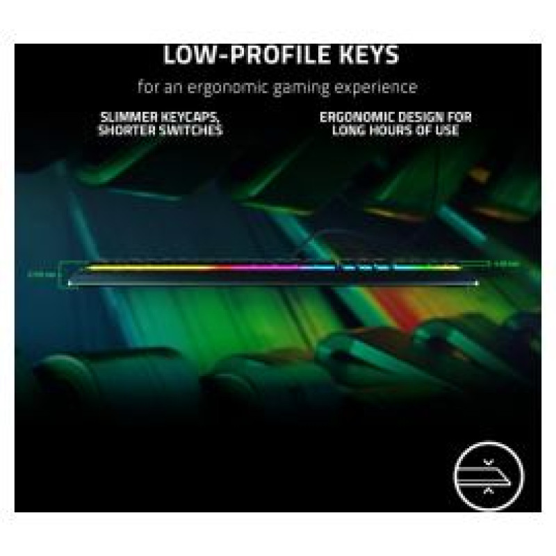 Razer Klaviatūra Razer Ornata V3 Black