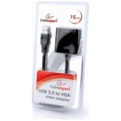 Gembird Adapter USB 3.0 Male - VGA Female Full HD