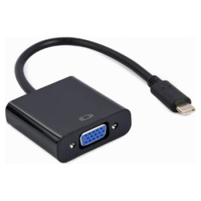Gembird Adapteris USB Type-C Male - VGA Female 15 cm Black