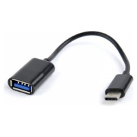 Gembird OTG USB Type C Male - USB Female 0.2m Black