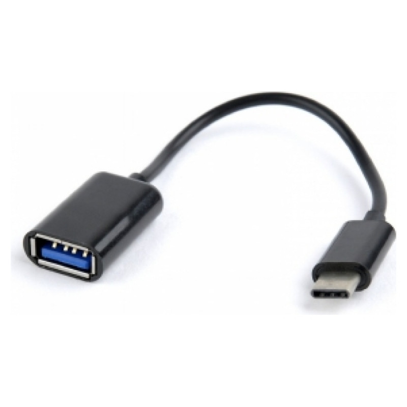 Gembird OTG USB Type C Male - USB Female 0.2m Black