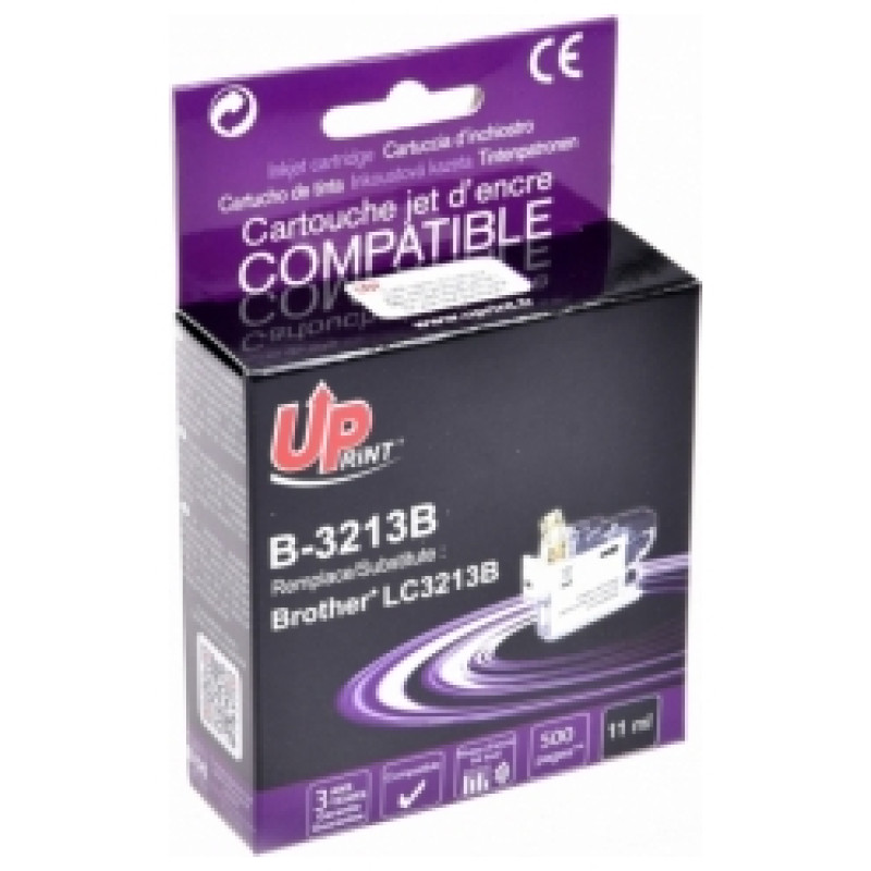 Uprint Tintes kasete UPrint Brother LC-3213BK