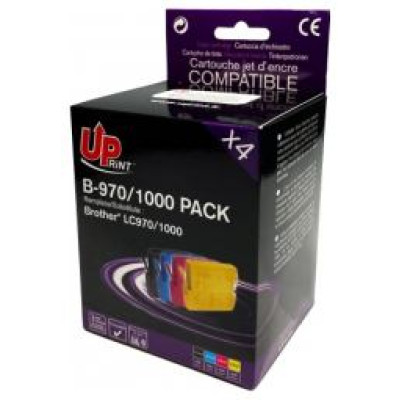 Uprint Tintes kārtridžs Uprint Brother LC970 BK / C / M / Y PACK 4