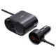 Baseus Lādētājs Baseus 1for2 Car 30W Black