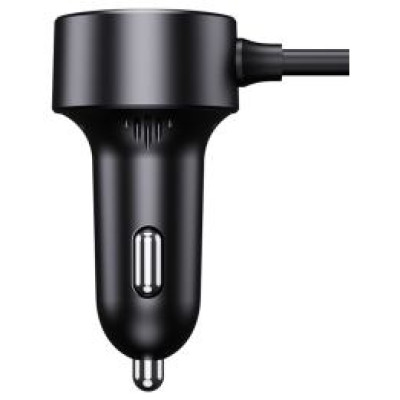 Baseus Lādētājs Baseus 1for2 Car 30W Black