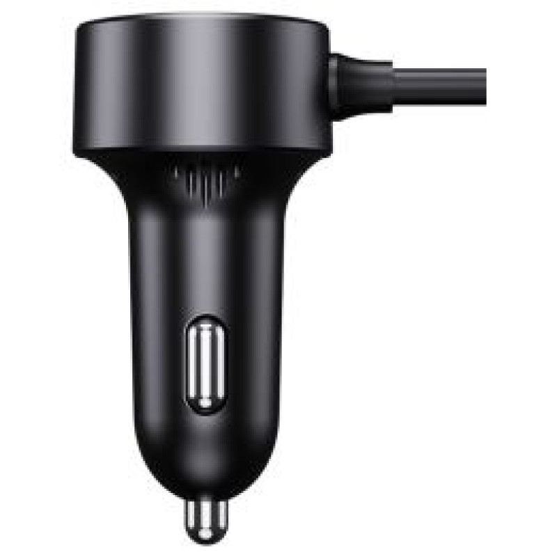 Baseus Lādētājs Baseus 1for2 Car 30W Black