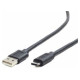Gembird Kabelis Gembird USB Male - Type C Male 3m Black
