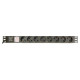 Gembird Power Distribution Unit PDU 8 Schuko Sockets 1U 16A 3 m