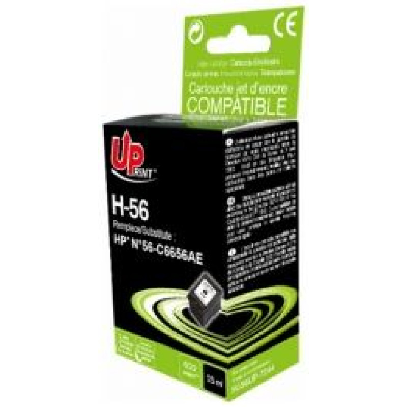 Uprint Tintes kārtridžs UPrint HP 56 Black
