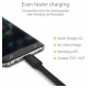 Green Cell GCmatte Ultra Charge fast Charging USB Male - USB Type-C Male Cable 25 cm