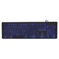 Gembird Klaviatūra Gembird 3-color Backlight Multimedia Keyboard