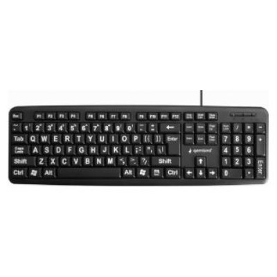 Gembird BIG letters Black