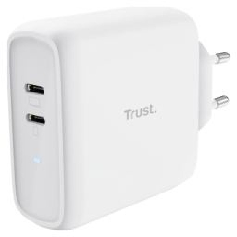 Trust Lādētājs Trust Maxo 65W 2x USB-C White