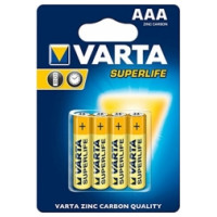 Varta Baterijas Varta AAA SuperLife Zinc Carbon 4 Pack
