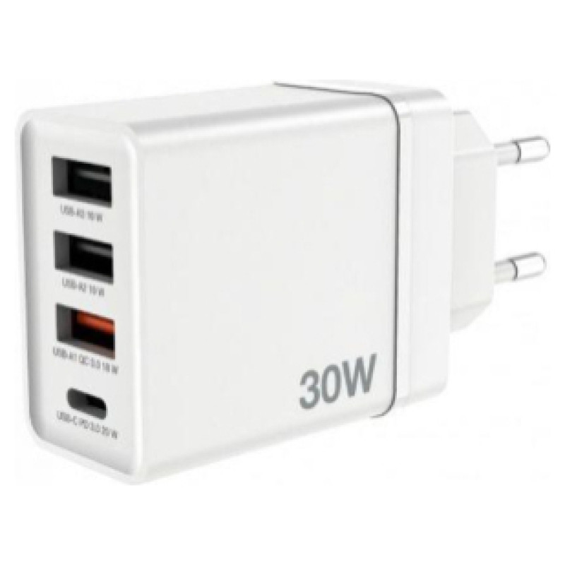 Verbatim Lādētājs Verbatim Wall Charger 30W White