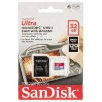 Sandisk Ultra 32GB MicroSDHC + Adapter