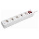 Gembird Pagarinātājs Gembird Power Cube Surge Protector 5 Sockets 1.8m White
