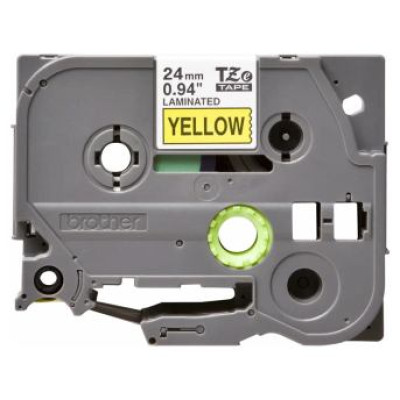 Brother Uzlīmju lentes kasete Brother TZE-651 Black on Yellow