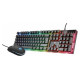 Trust Klaviatūra Trust GXT 838 Azor Gaming Combo Black