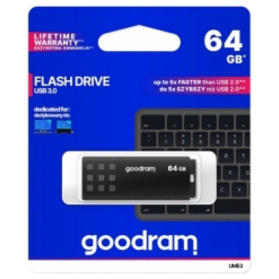 Goodram 64GB UME3 USB 3.0 Black