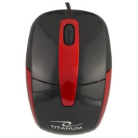 Titanum Titanium TM108K BLACK 1000DPI OPTISKĀ DATORPELE