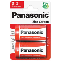 Panasonic R20-2BB (D) Blistera iepakojumā 2gb