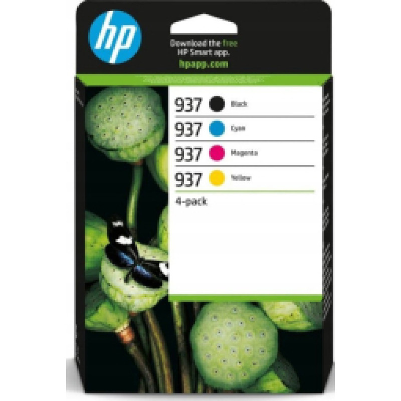 Hewlett-Packard Tintes kārtridžs HP 937 4-Pack Color