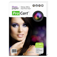 Procart glancēts fotopapīrs A4 260g/m2 20 lapas