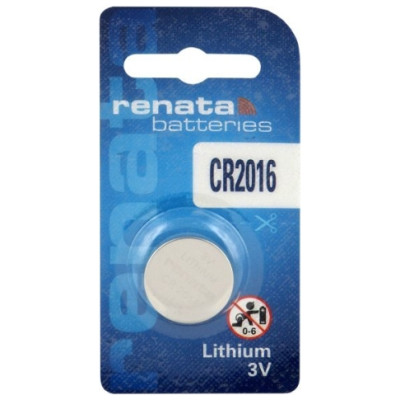 Renata CR2016-1BB Blistera iepakojumā 1gb.