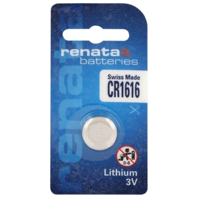 Renata CR1616-1BB Blistera iepakojumā 1gb.