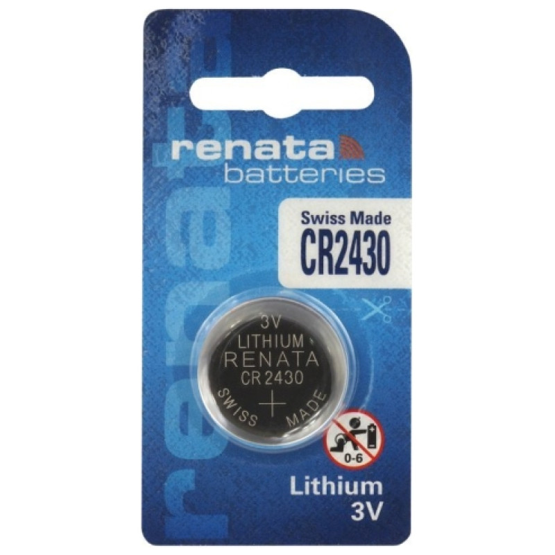 Renata CR2430-1BB Blistera iepakojumā 1gb.