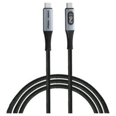 Verbatim Kabelis Verbatim USB-C to USB-C display 240W 40 Gbps 120 cm