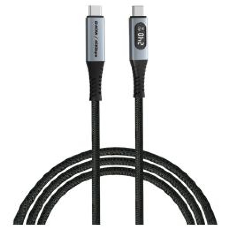 Verbatim Kabelis Verbatim USB-C to USB-C display 240W 40 Gbps 120 cm