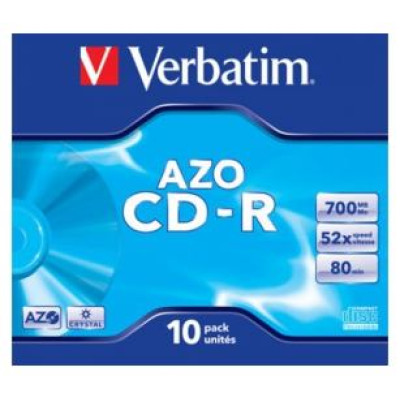 Verbatim Matricas CD-R AZO Verbatim 700MB 1x-52x