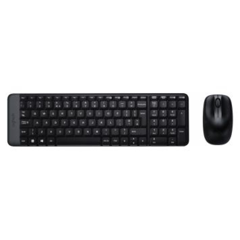 Logitech Klaviatūra + Pele Logitech DT MK220 Bezvadu