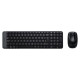 Logitech Klaviatūra + Pele Logitech DT MK220 Bezvadu