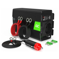 Green Cell Strāvas pārveidotājs Green Cell Car Power Inverter Converter 24V to 230V 300W/ 600W
