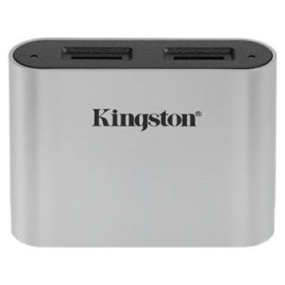 Kingston Kar&scaron;u lasītājs Kingston USB3.2 Gen1 Workflow Dual-Slot