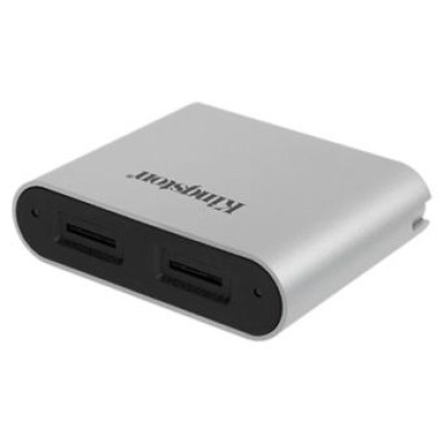 Kingston Kar&scaron;u lasītājs Kingston USB3.2 Gen1 Workflow Dual-Slot