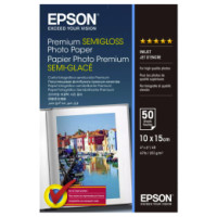 Epson Papīrs Epson Premium Semi-Gloss Photo Paper 10 x 15cm - 50 Sheets