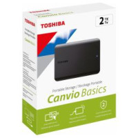 Toshiba Ārējais cietais disks Toshiba Canvio Basics 2TB USB 3.2 Black
